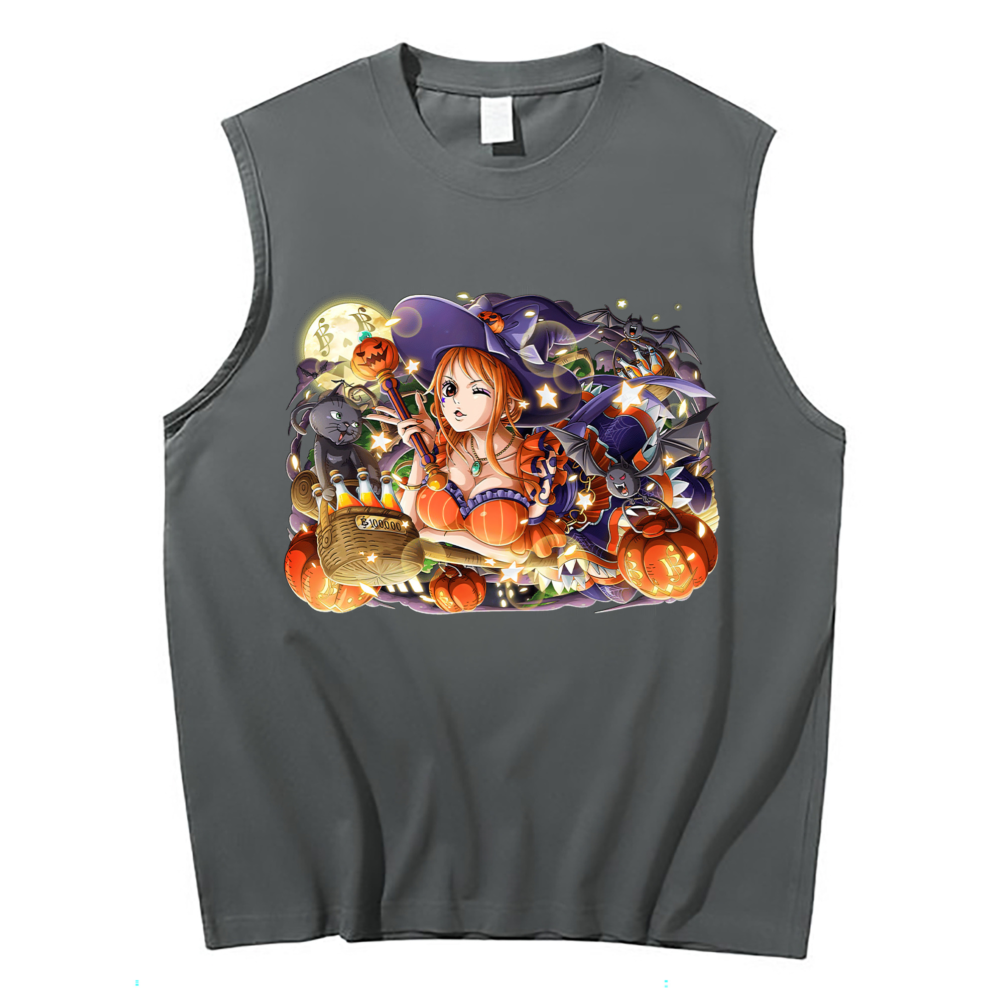 ワンピース ナミ ONE PIECE Nami コットン100％タンクトップ（フロントプリント）